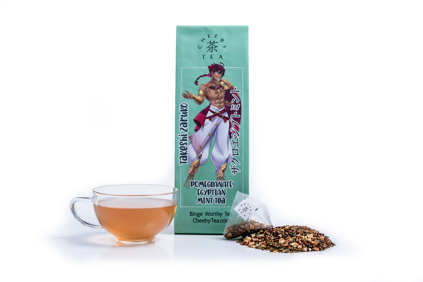 Pomegranate Egyptian Mint Tea Bagged